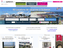 Tablet Screenshot of locationquiberon.net